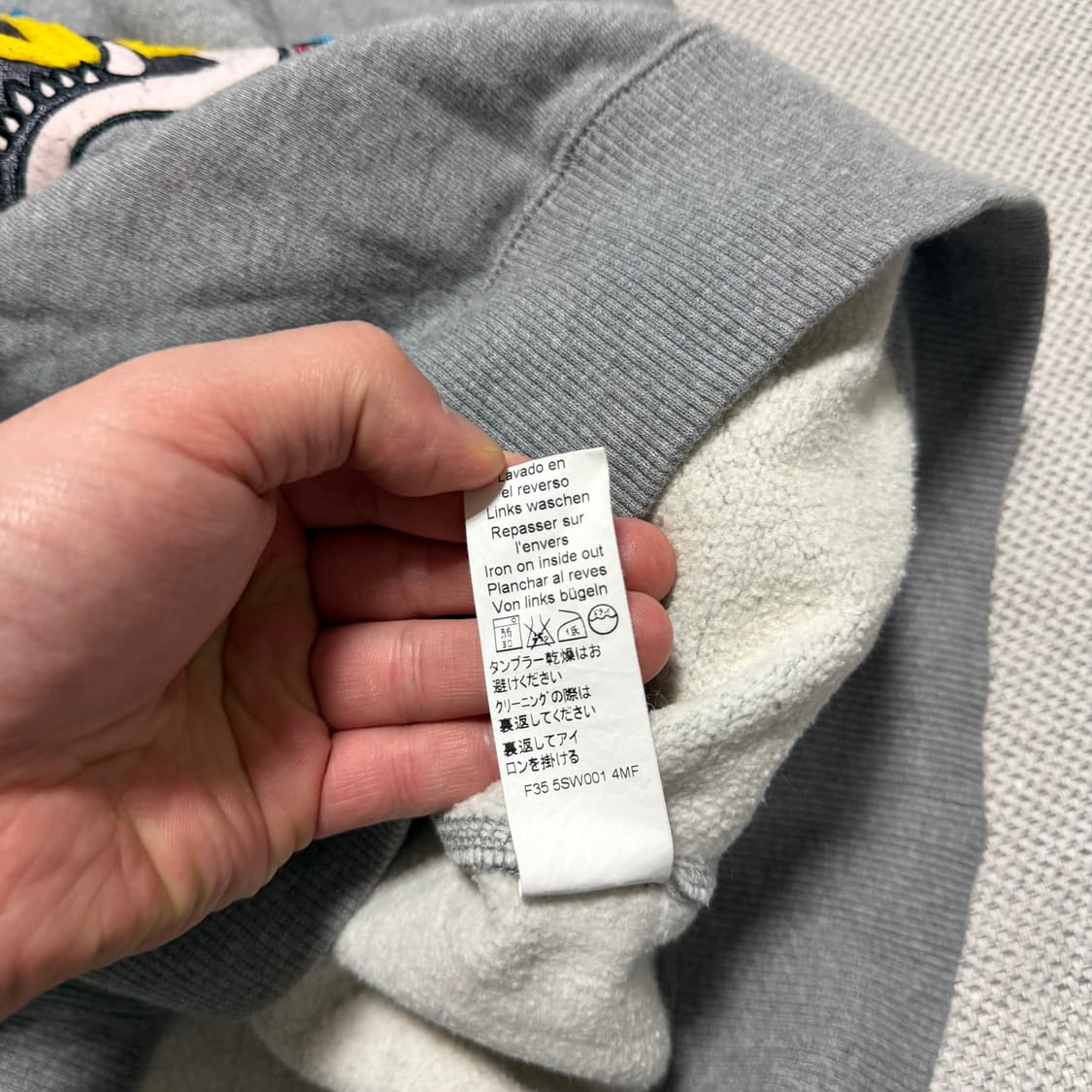 KENZO 겐조 타이거 자수 맨투맨 상품이미지4