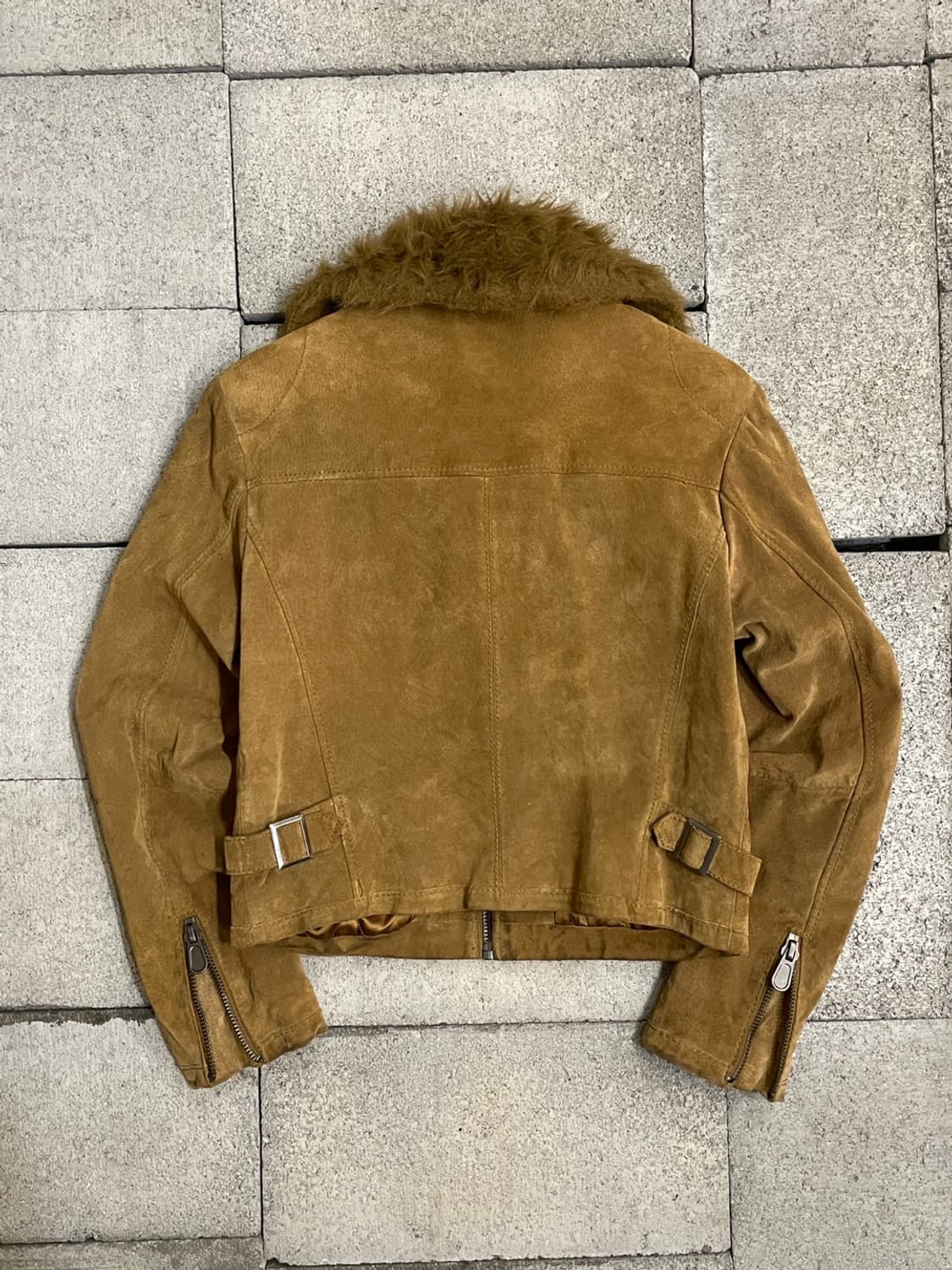 빈티지 돈피 퍼 스웨이드 자켓 상품이미지5