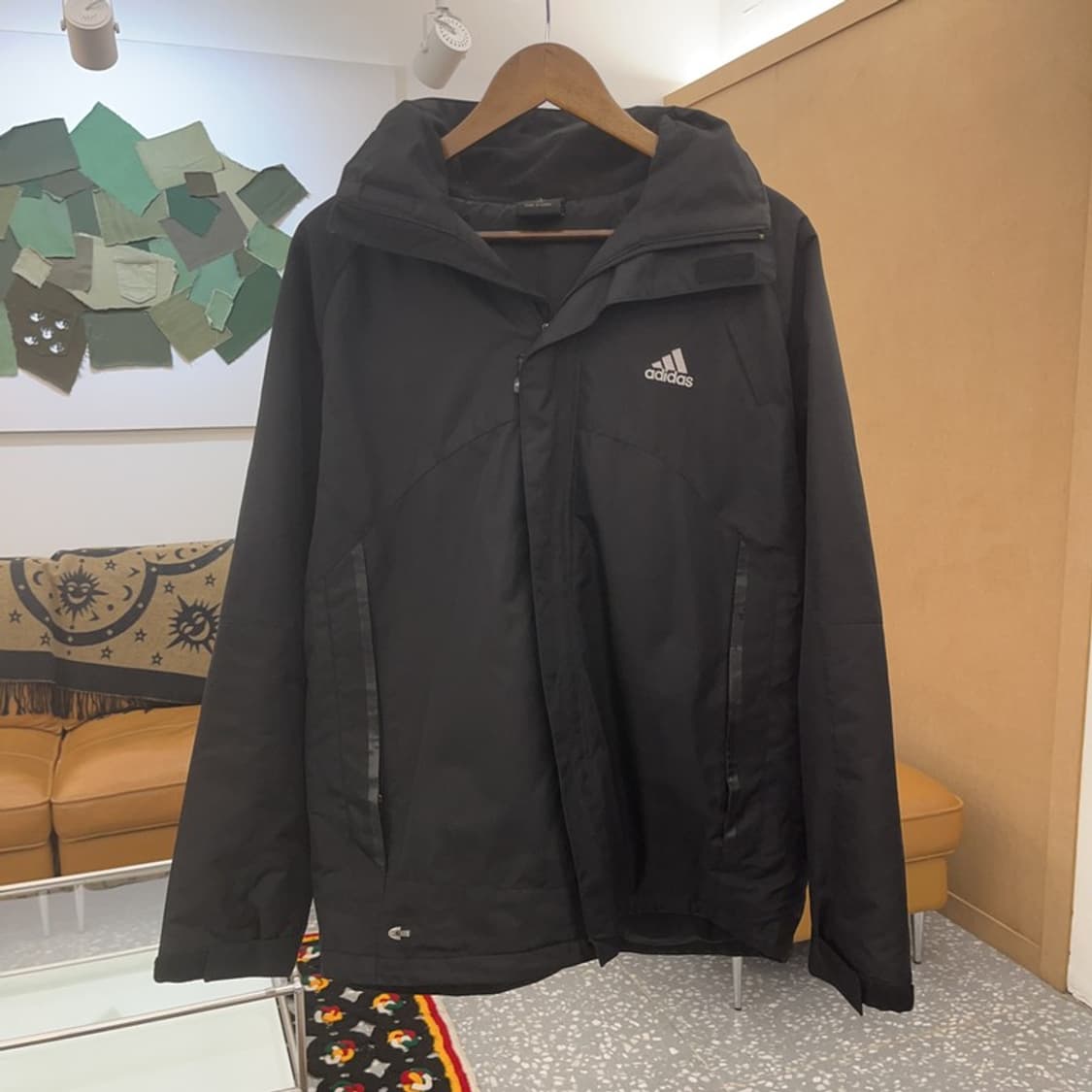 아디다스 베이직 모던 윈드러너 후드 바람막이 100 C07167 상품이미지3