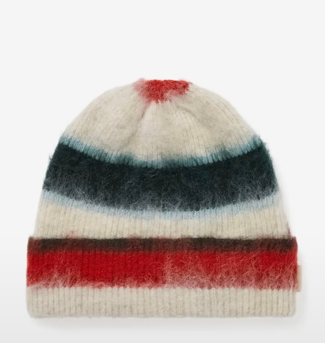 디스이즈네버댓 Striped Mohair Beanie Ivory 비니 상품이미지1