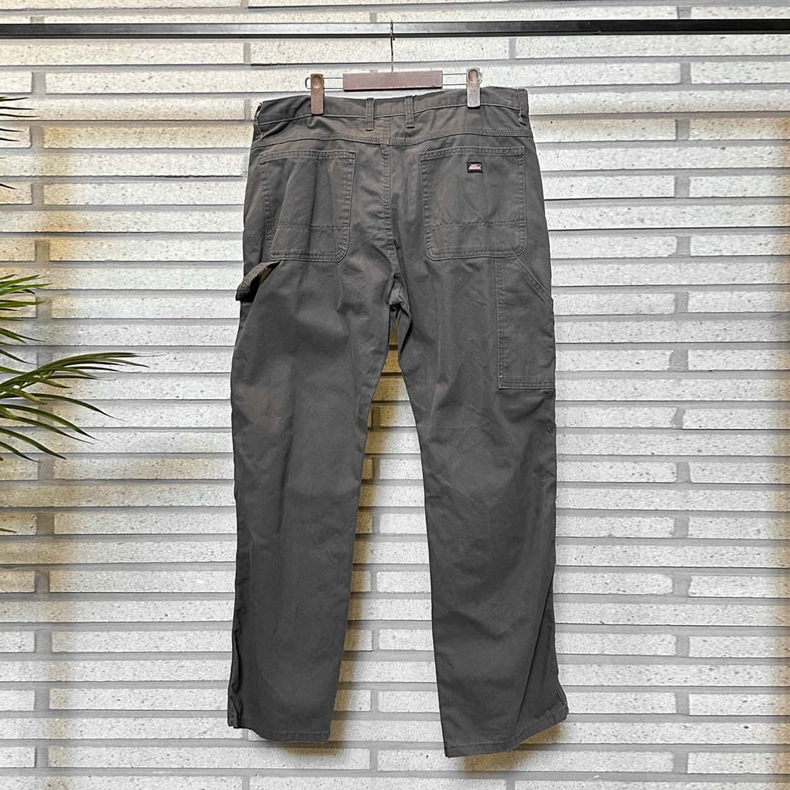 디키즈 워크 카펜터 팬츠 릴렉스드 핏 디테일 그레이 상품이미지3