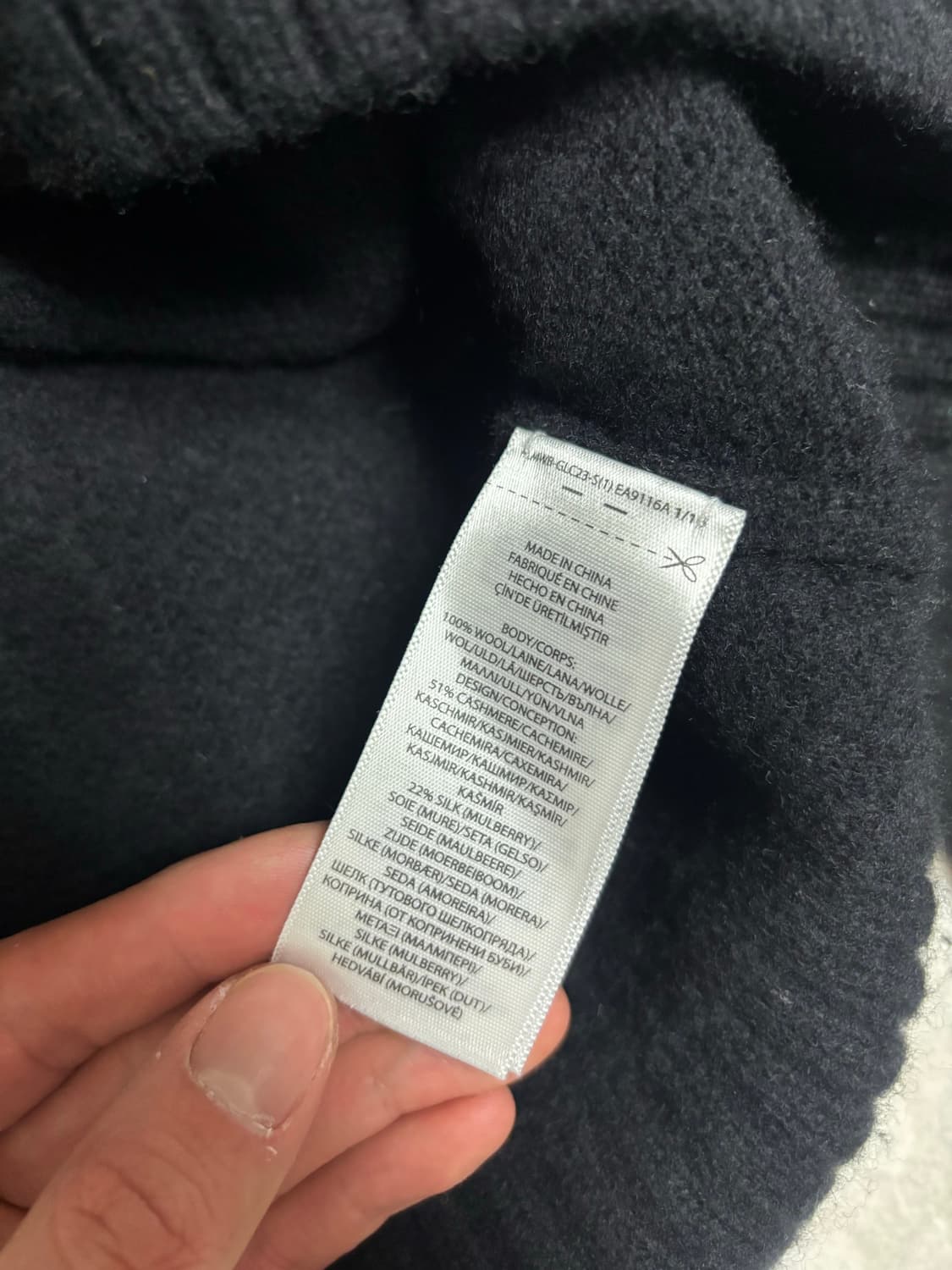 폴로 랄프로렌 마티니 베어 캐시미어 니트 스웨터 2XL 상품이미지5