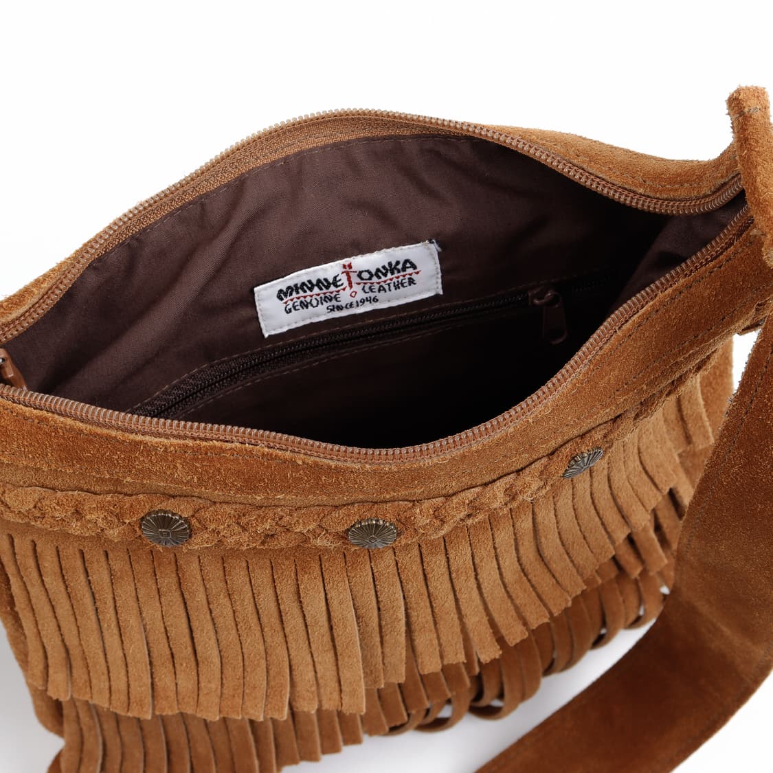 미네통카 프린지 크로스백 상품이미지4