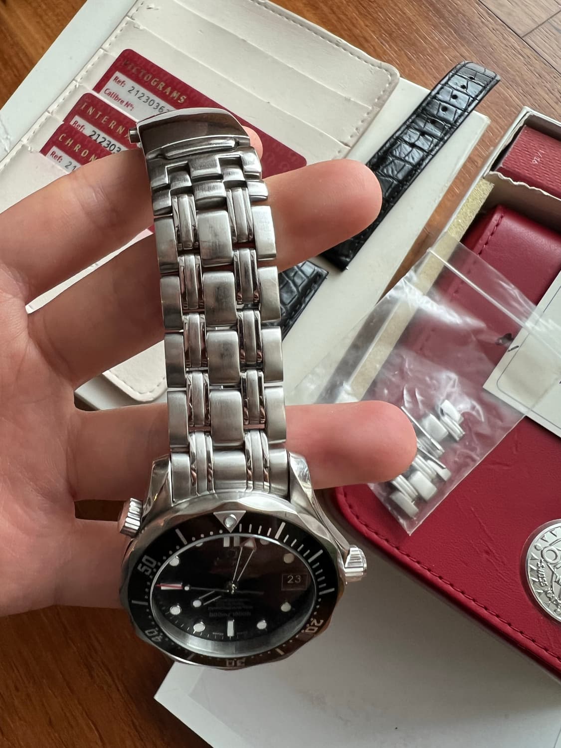 오메가 미드 36 씨마스터 오토매틱 검판 풀박 + 오버홀 상품이미지6