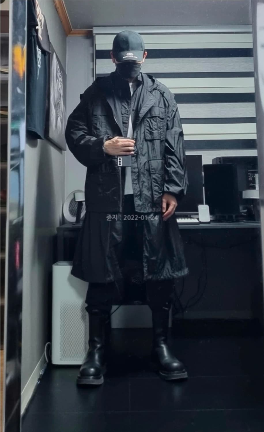 준지 레이어드 롱 윈드 브레이커 46 상품이미지1