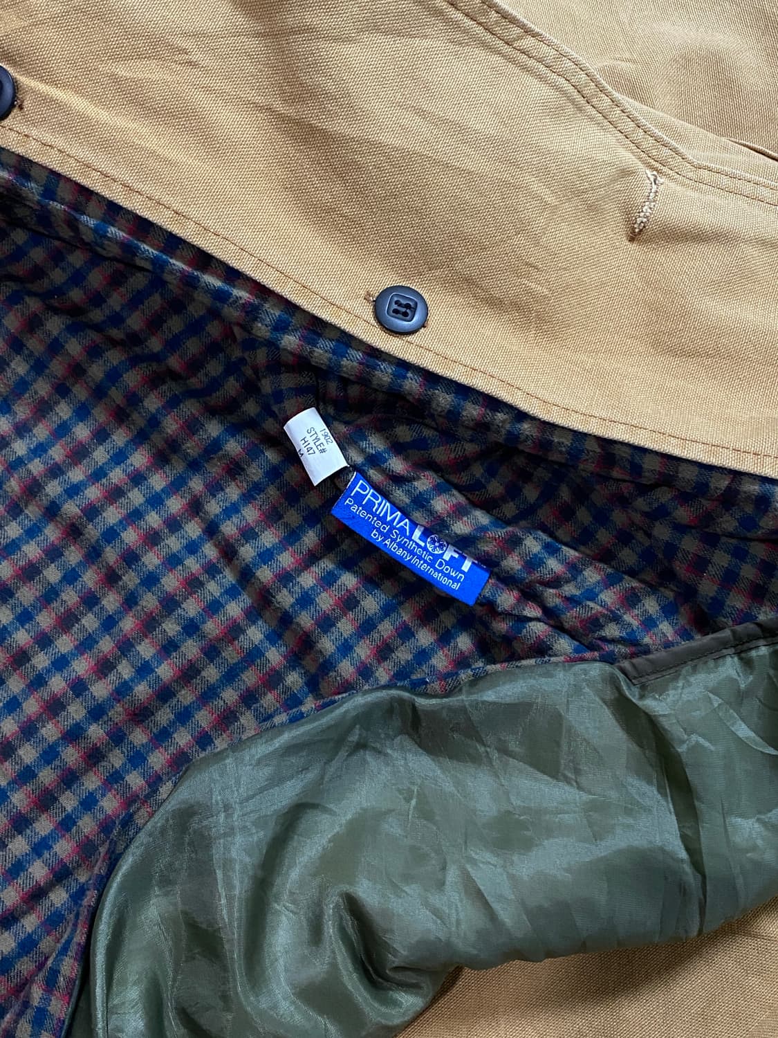 80s 엘엘빈 캔버스 라이너 헌팅 필드 초어자켓 브라운 M 상품이미지7