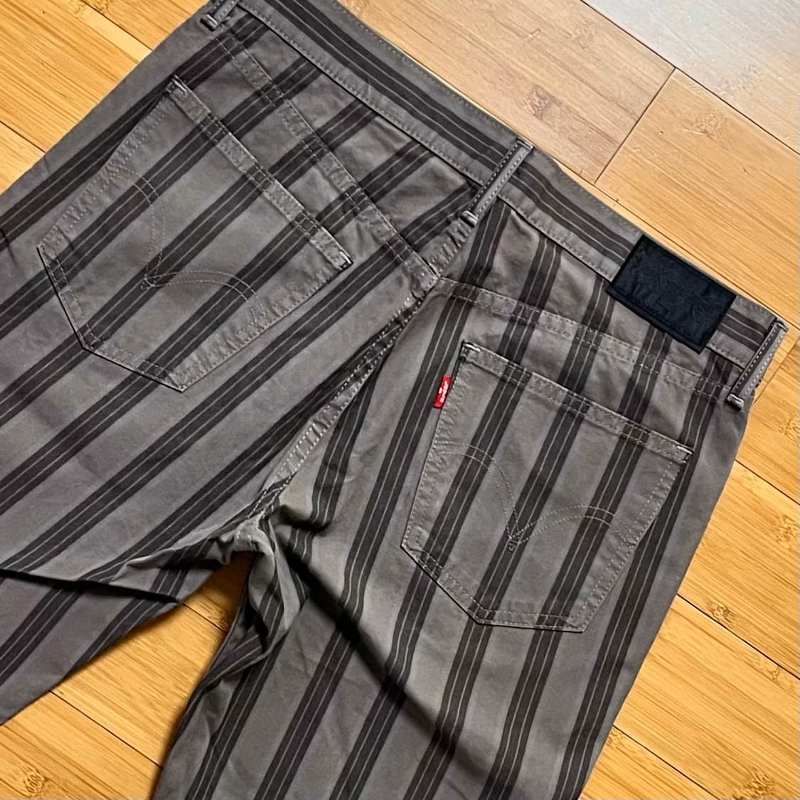 리바이스 스트라이프 브라운 코튼팬츠 SIZE 32 상품이미지4