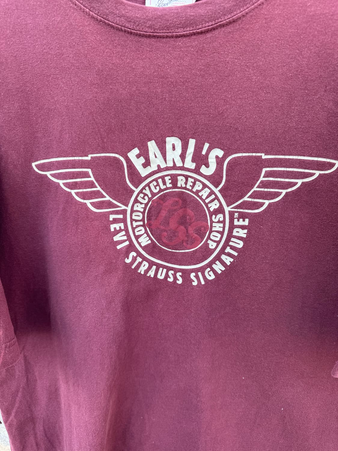 00s 리바이스 빈티지 프린팅 반팔 티셔츠 2xl 상품이미지3