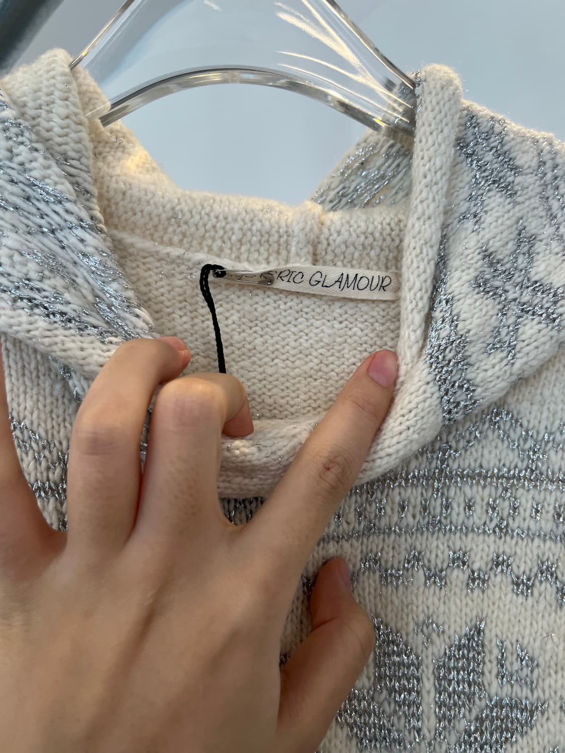 Hysteric Glamour Nordic Knit Hoodie 상품이미지5