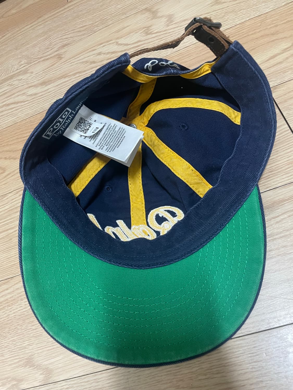 폴로 아플리케 트윌 볼캡(네이비) 상품이미지5