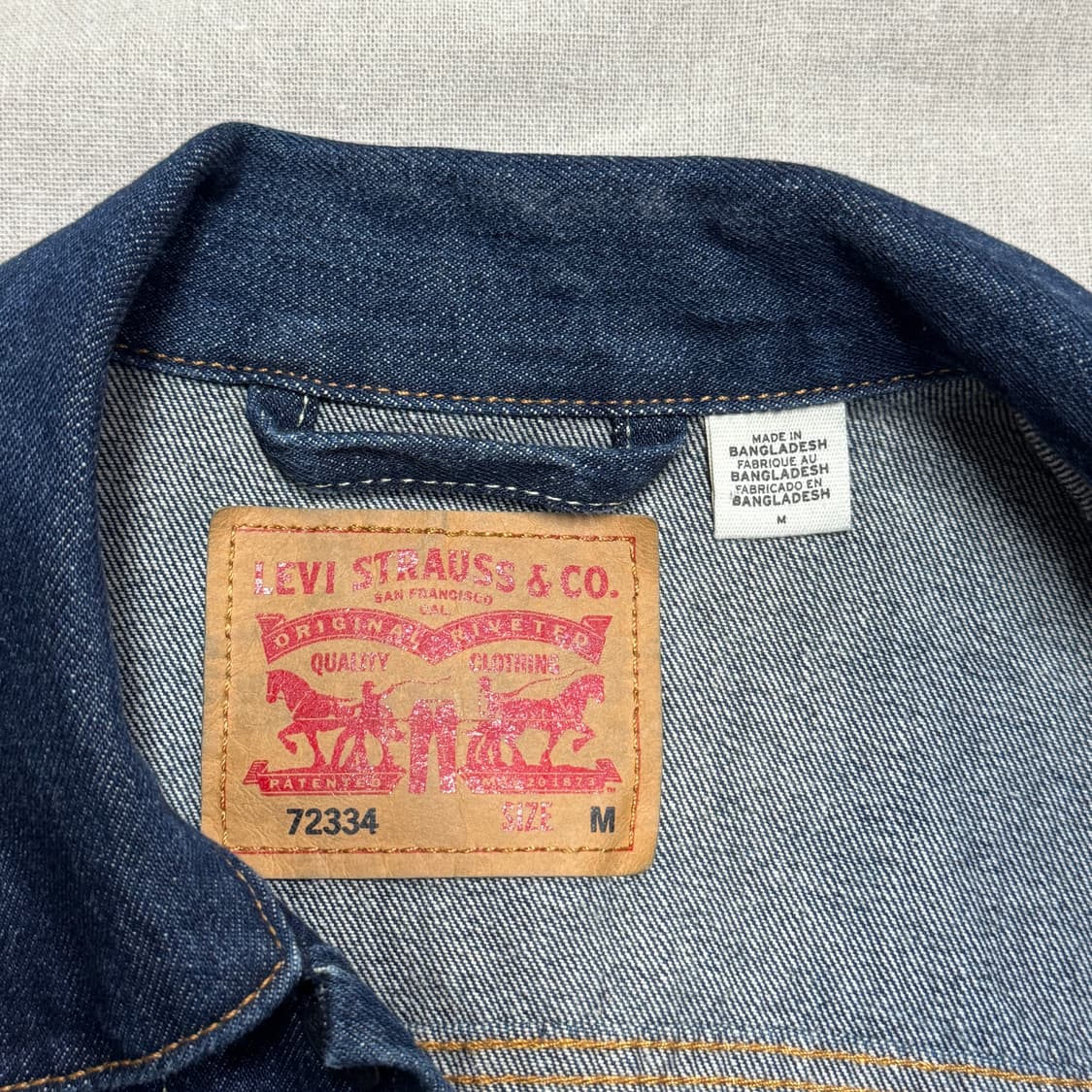 리바이스 진청 데님 트러커 자켓 M 상품이미지5