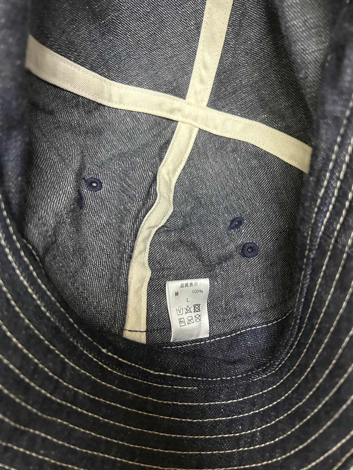 본쿠라 us navy hat denim 상품이미지3