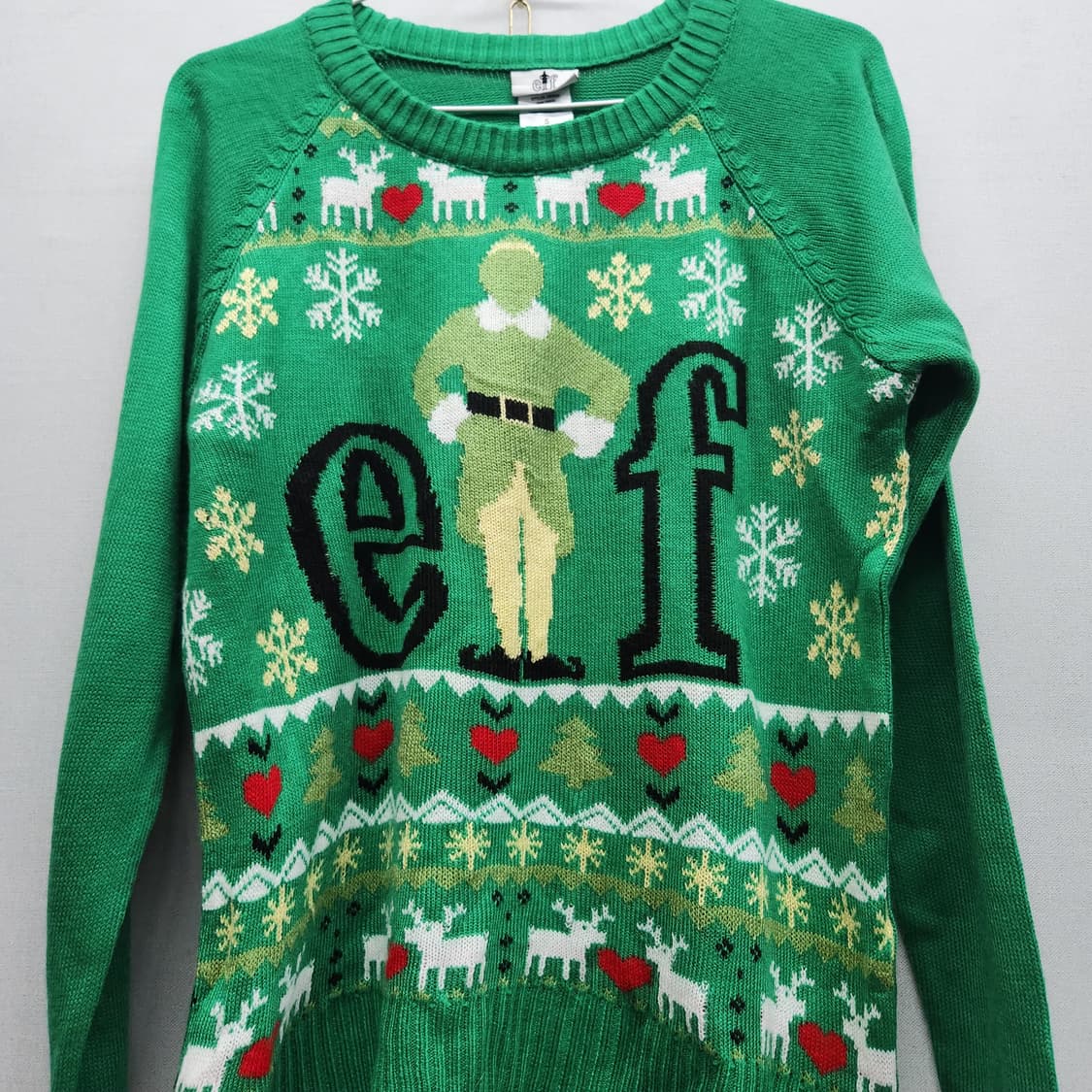 ELF 빅로고 크리스마스 니트 S(M) 상품이미지2