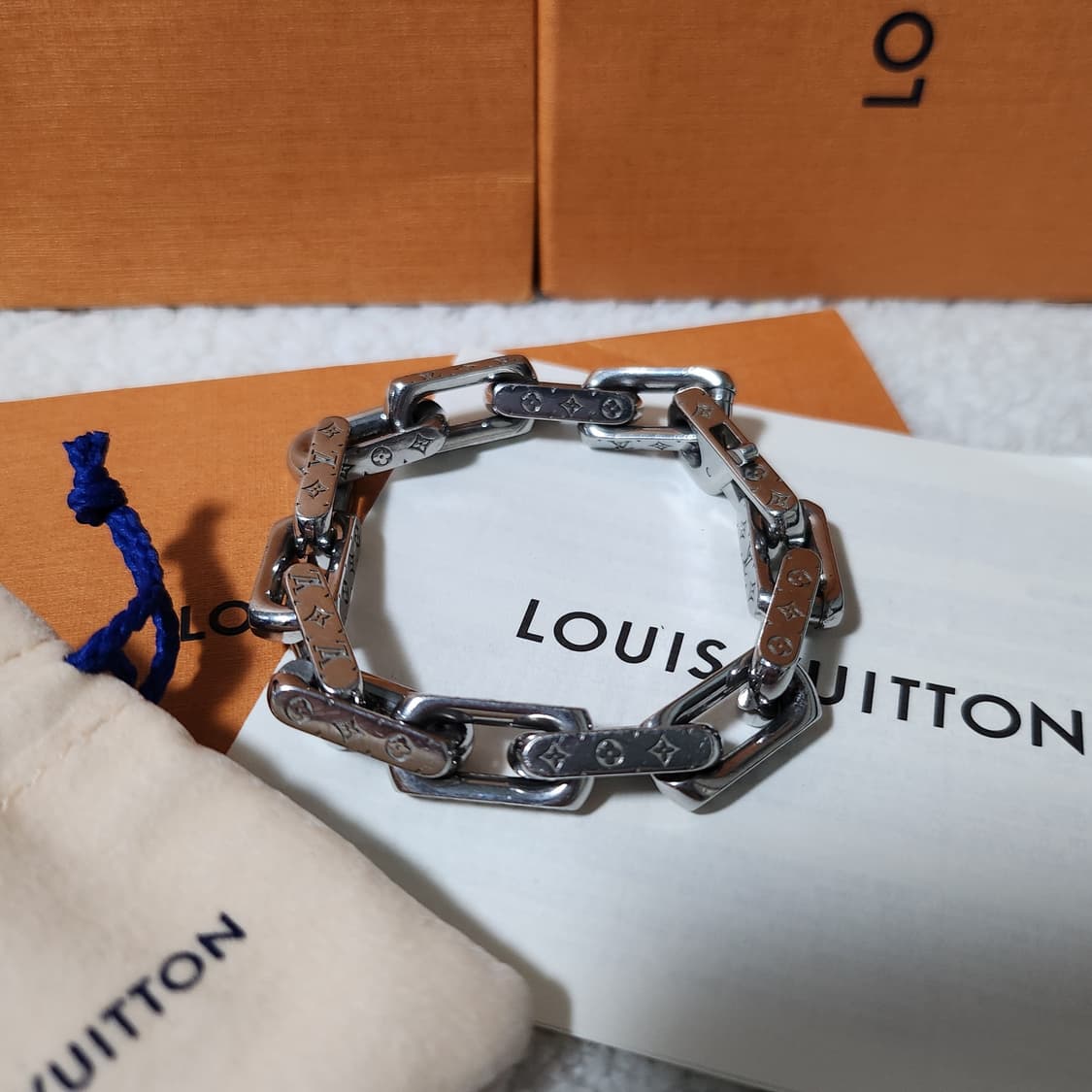 [신형/풀구성]루이비통 버질아블로 체인 팔찌 M 상품이미지1