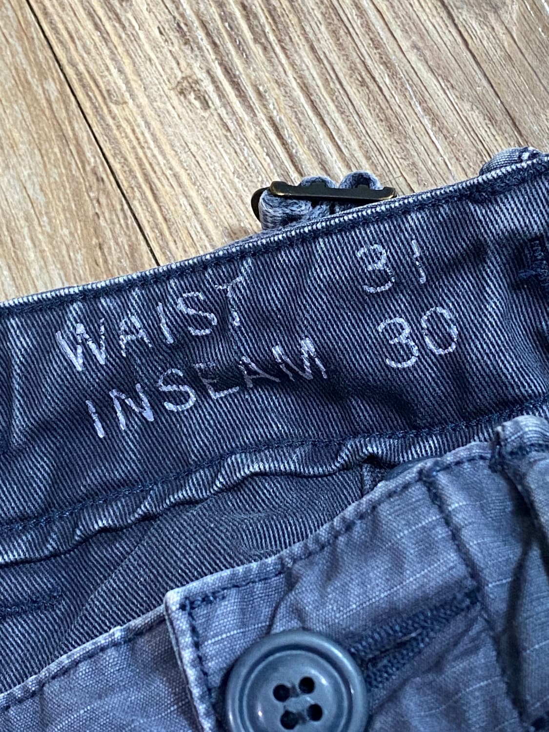 더블알엘 서플라이 가먼트 다잉 립스탑 밀리터리 카고팬츠 네이비 31X30 상품이미지3