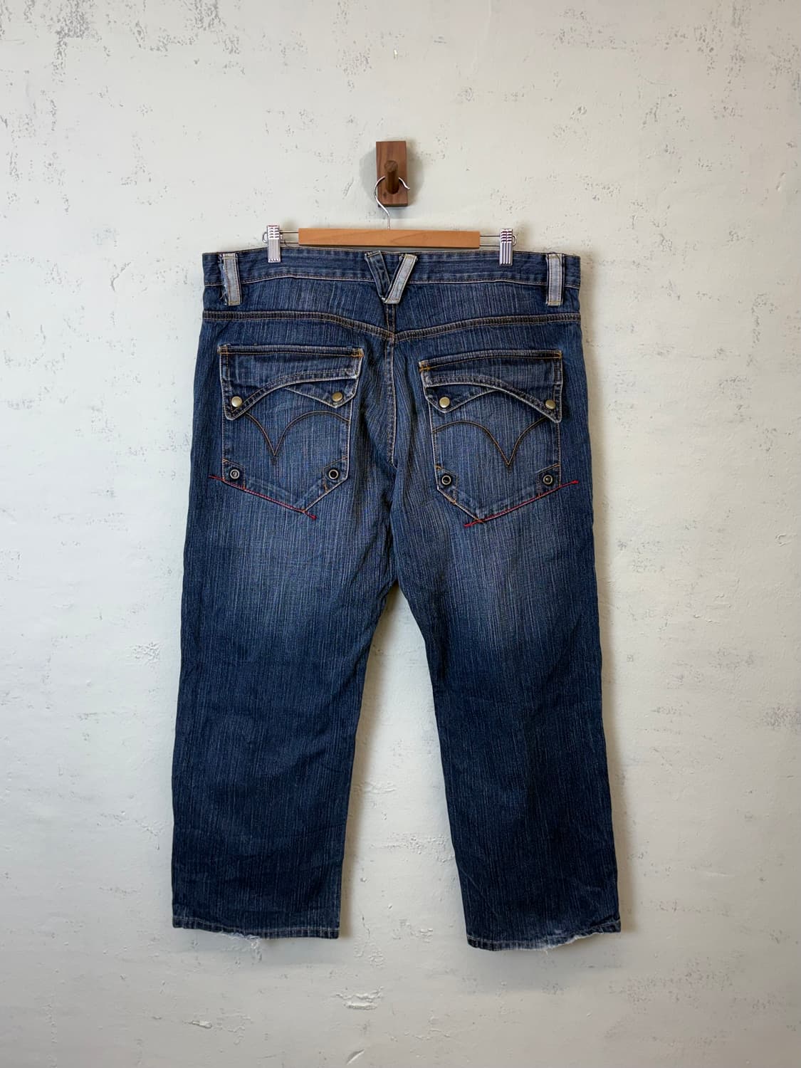 JPN 빈티지 워싱 포켓 데님 진 상품이미지2