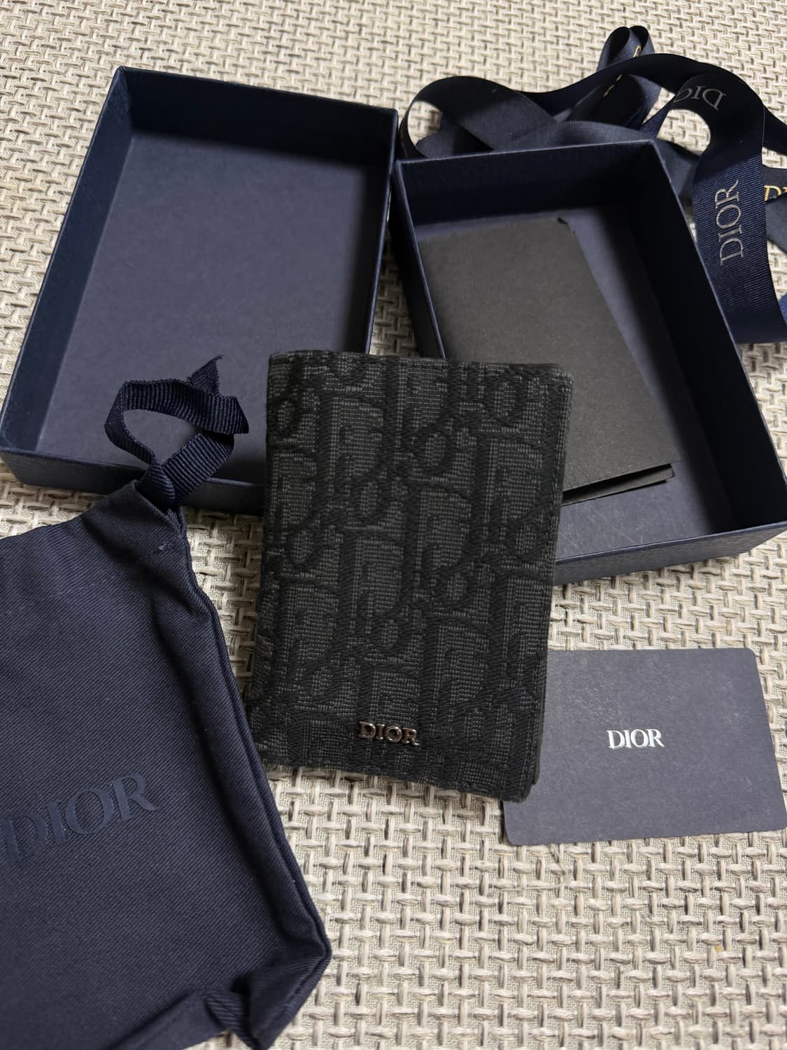 풀구성 디올 오블리크 오거나이저 블랙 상품이미지1