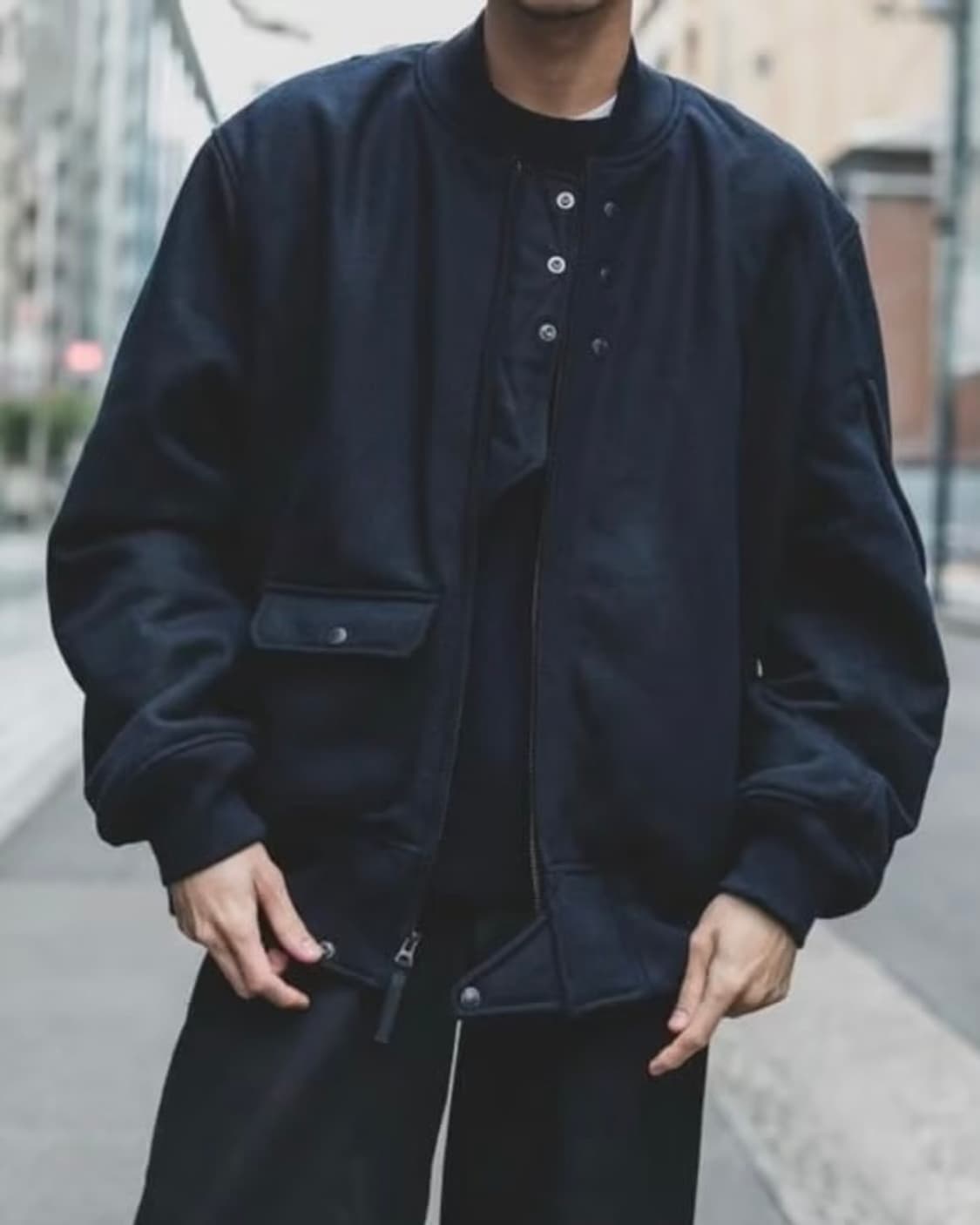 유니클로 엔지니어드 가먼츠 블루종 네이비 XXL 상품이미지2