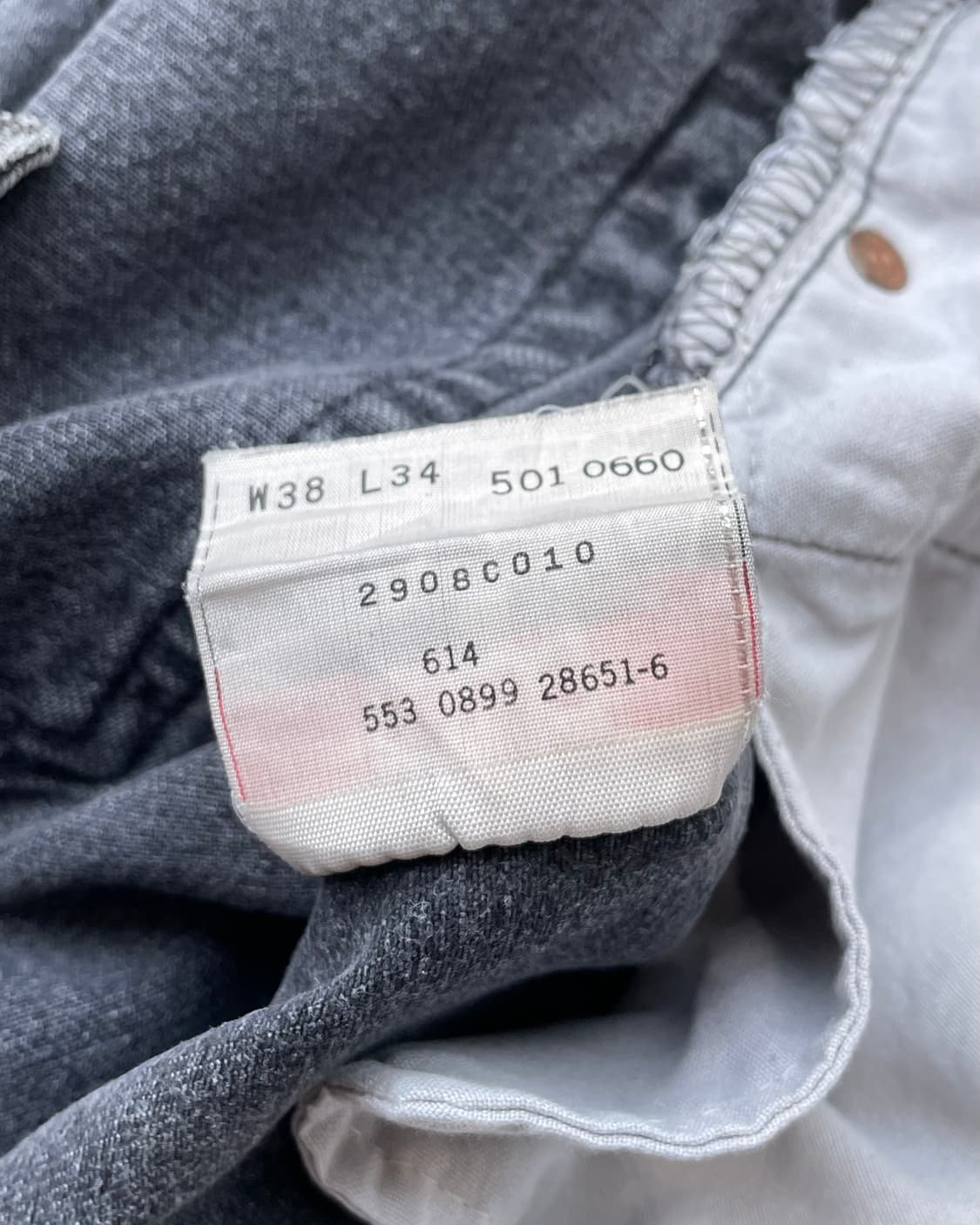 90s USA Levi’s 501-0660 BK (553 factory) 상품이미지9