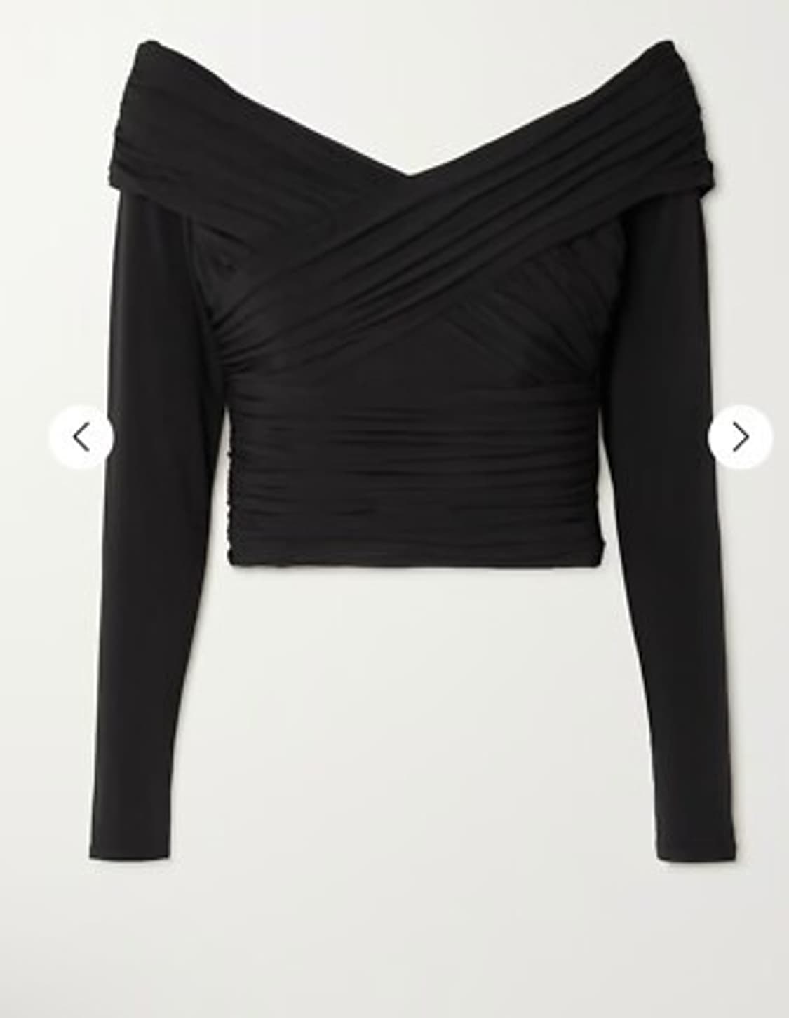 셀프 포트레이트 오프숄더 셔링 긴팔 탑 사이즈 uk 8/ us 4 상품이미지5