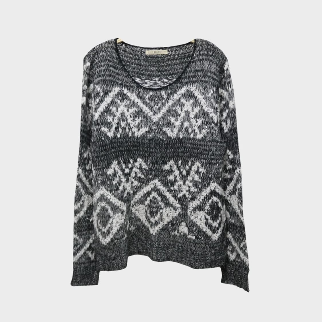 BOU JELOUD 부클 패턴 가디건 61236 상품이미지1