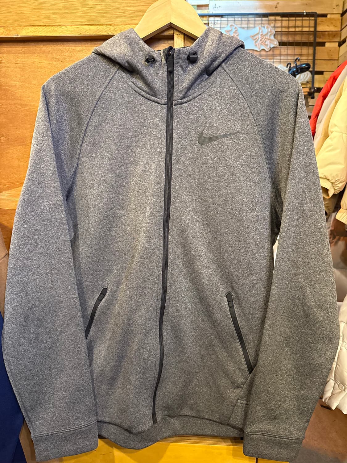 나이키 그레이 후드집업 상품이미지1
