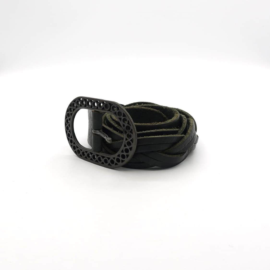 SISLEY 빈티지 시슬리 아티잔 꽈배기 꼬임 레더 아티잔 벨트 상품이미지4