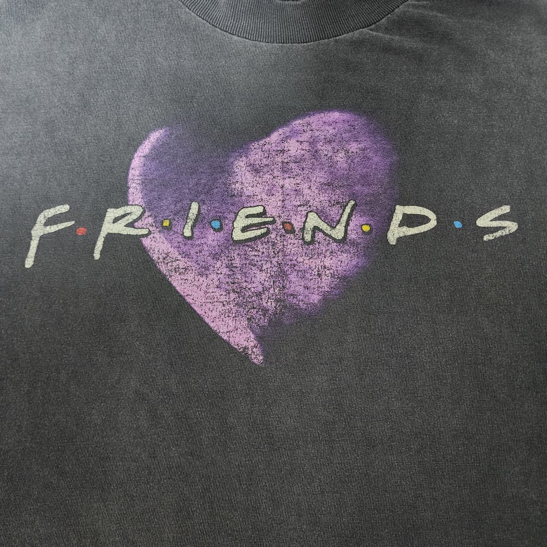 [XL] 90s 프렌즈 FRIENDS 프로모 하트 티셔츠 상품이미지2