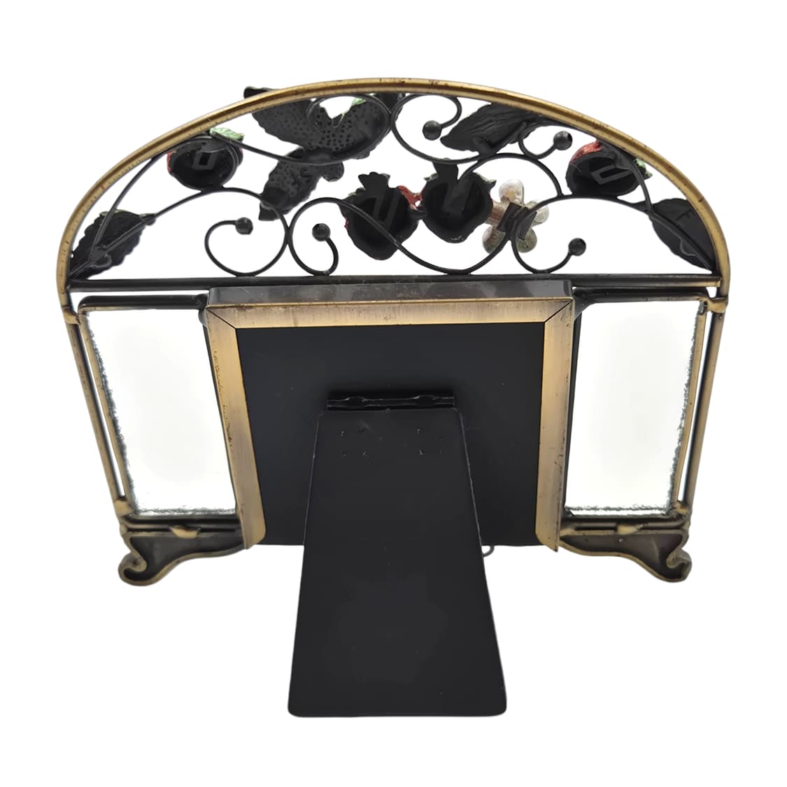 90s 엔틱 딸기 넝쿨 글라스 탁상 액자 상품이미지3