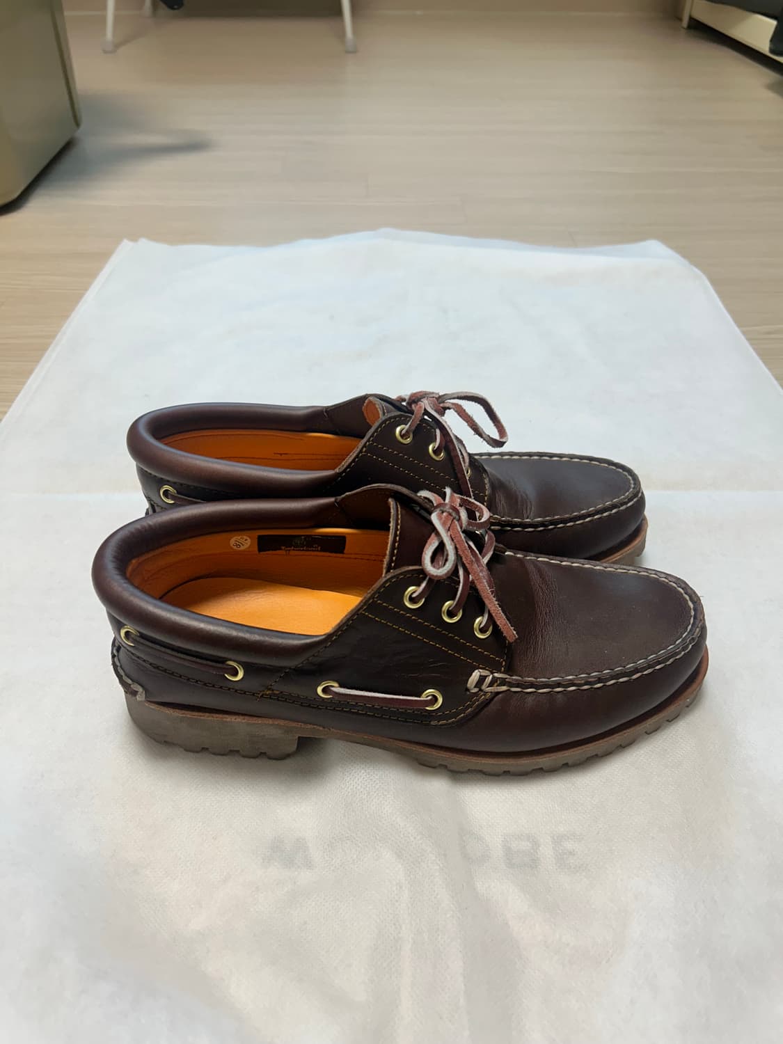 팀버랜드 보트슈즈 남성 다크브라운 270 상품이미지1