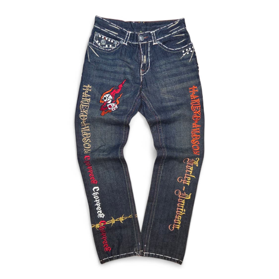 Y2K 라구나비치 스티치 커스텀 데님팬츠 (32in)

 상품이미지1