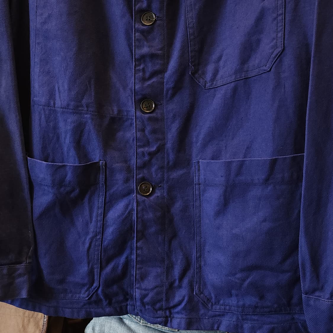 60s 프렌치 워크자켓 프렌치자켓 블루 워크자켓 48 상품이미지7