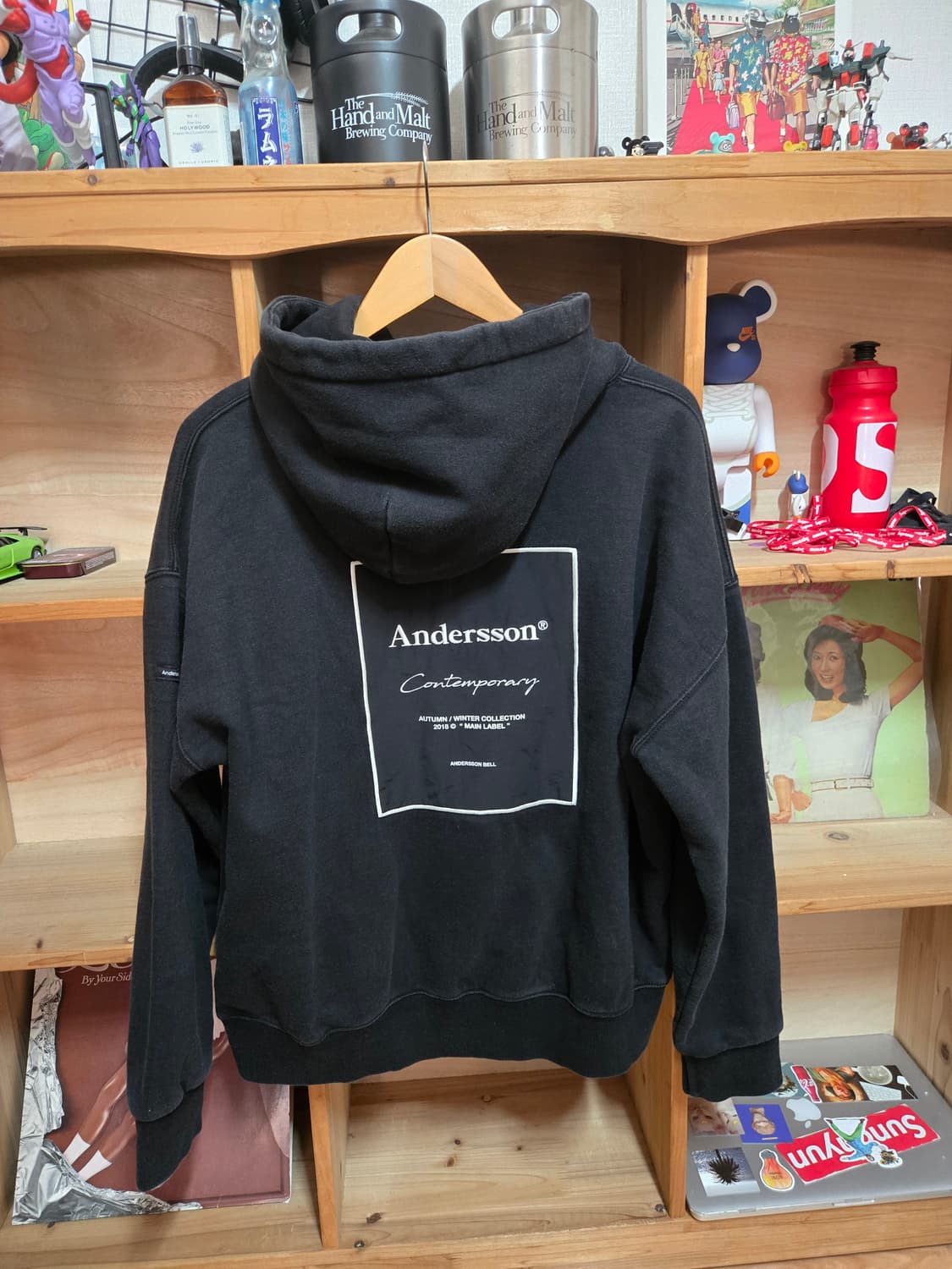 앤더슨벨 크롭 후드티 M 100 공용 상품이미지5