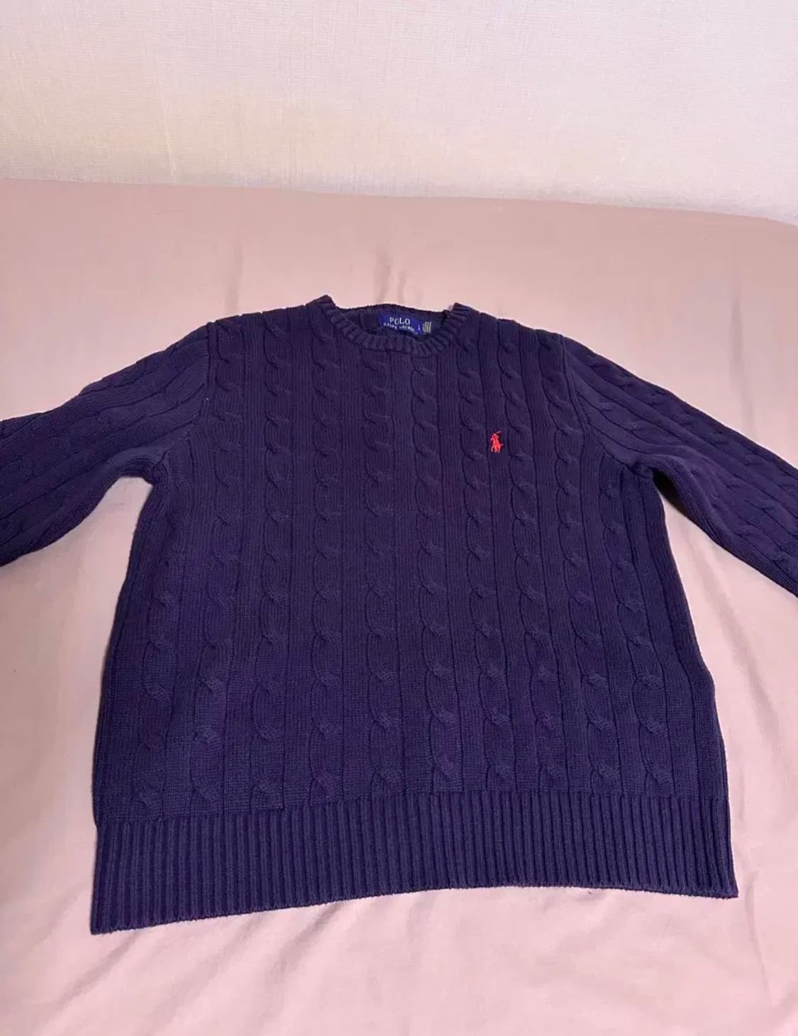 폴로 랄프로렌 케이블 니트 L 상품이미지3