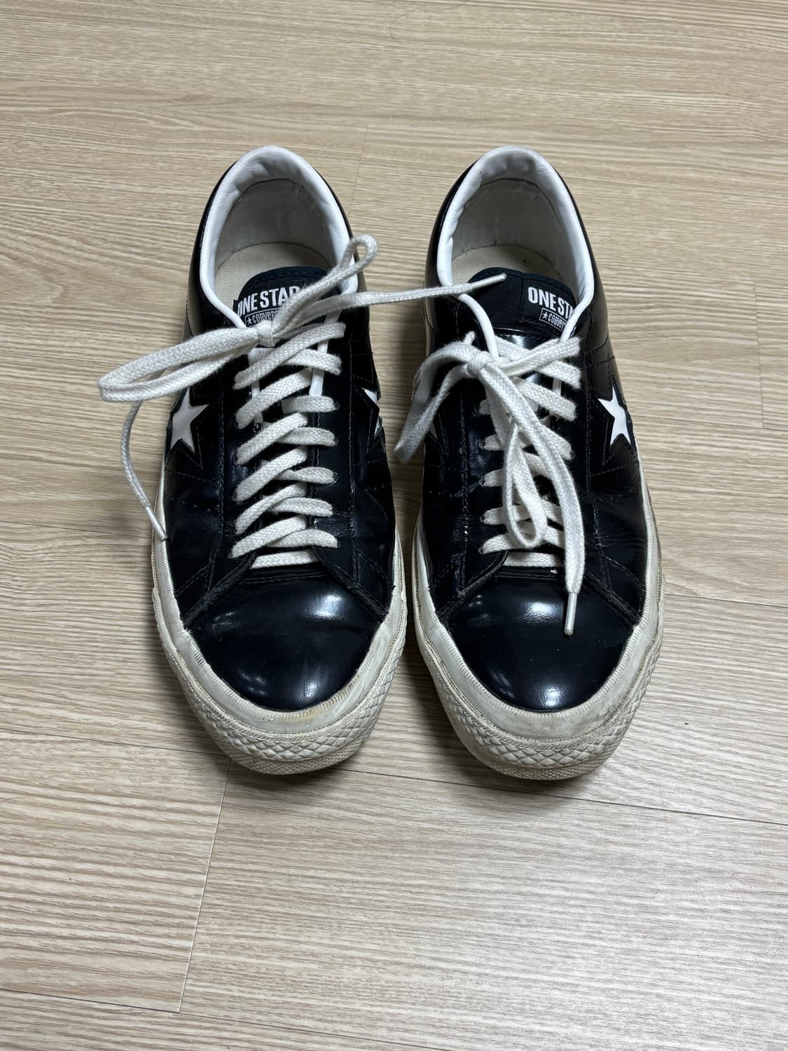 컨버스 원스타 레더 블랙 상품이미지1