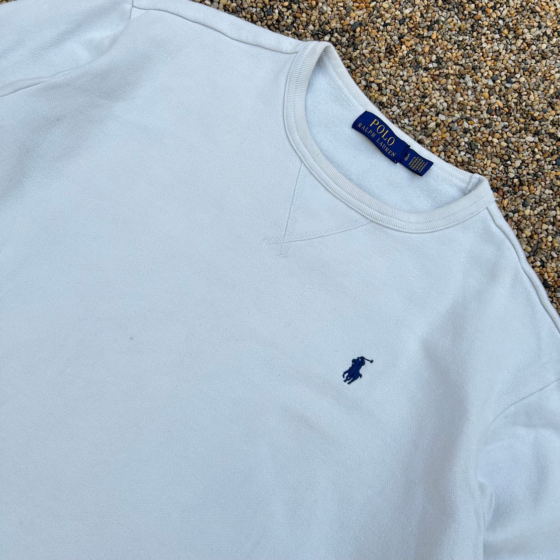 폴로 랄프로렌 화이트 맨투맨 상품이미지2