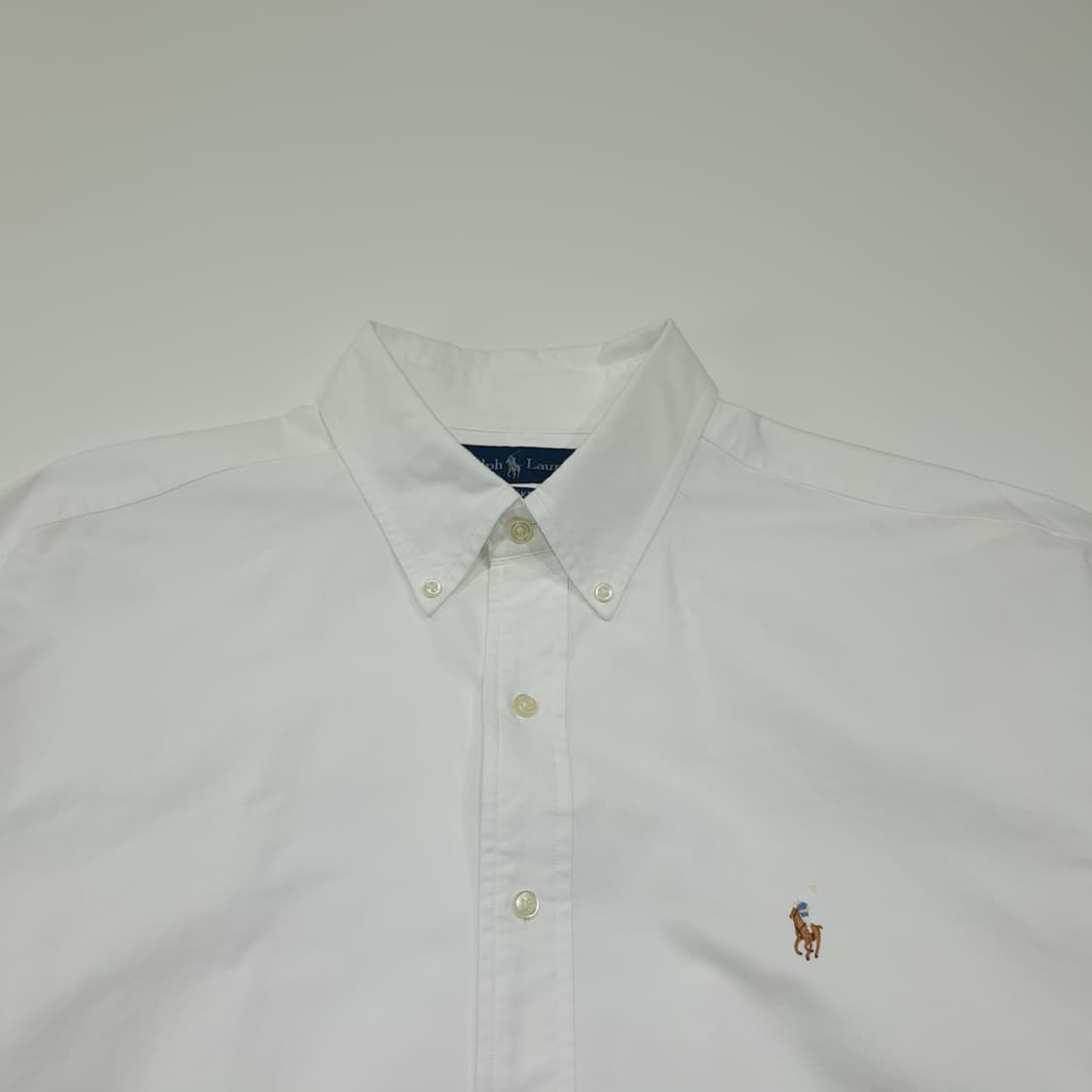 CK126 2XL 폴로 90s 멀티포니 화이트 셔츠 남방 상품이미지2