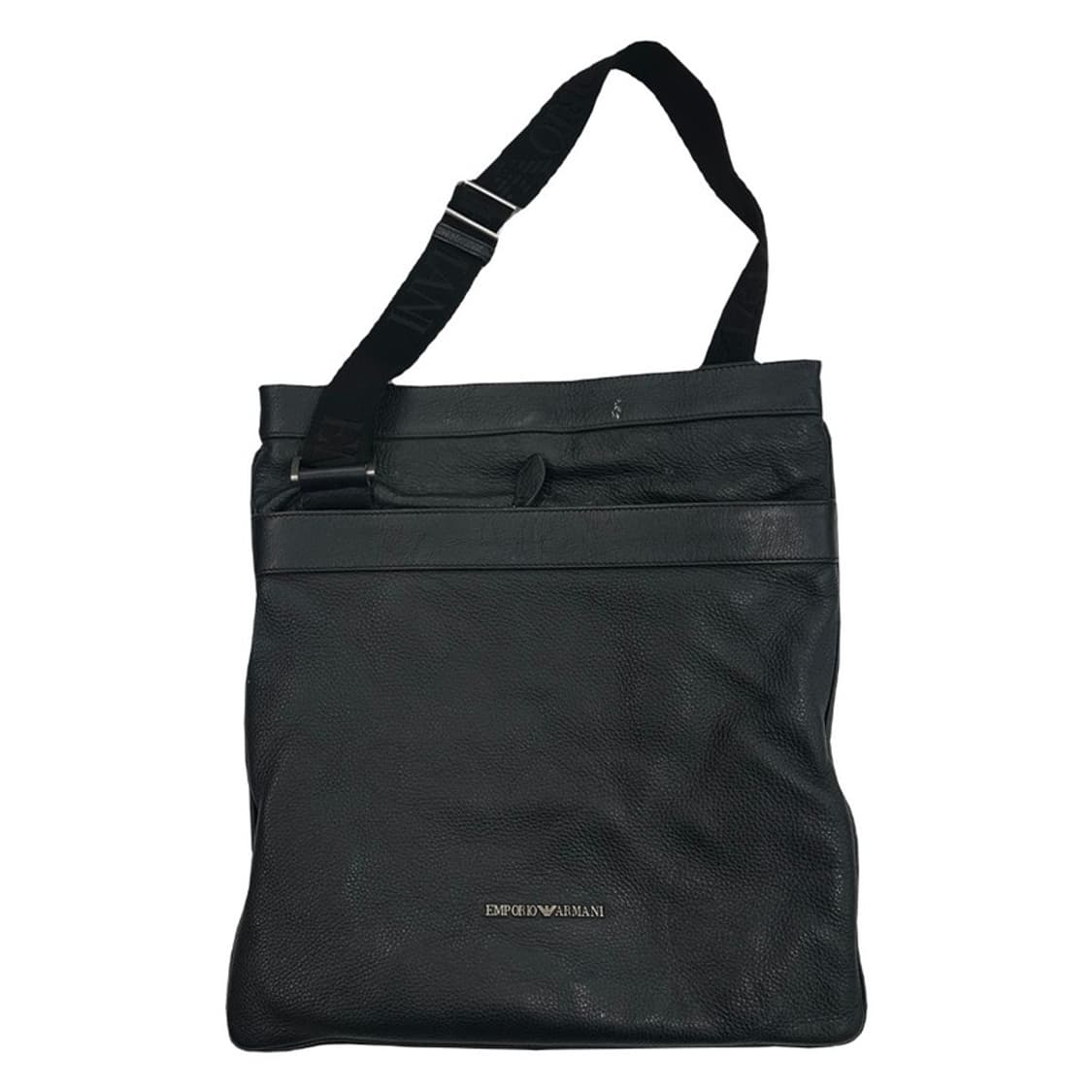 엠포리오 아르마니 레더 블랙 크로스백 상품이미지1