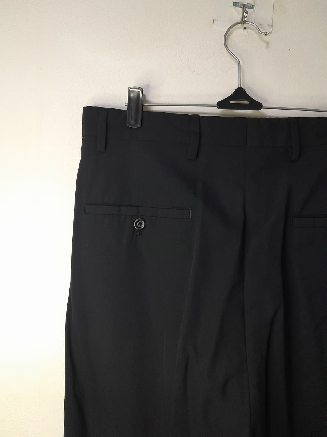 릭오웬스 메인라인 블랙 울 크롭팬츠 46/31" 상품이미지6