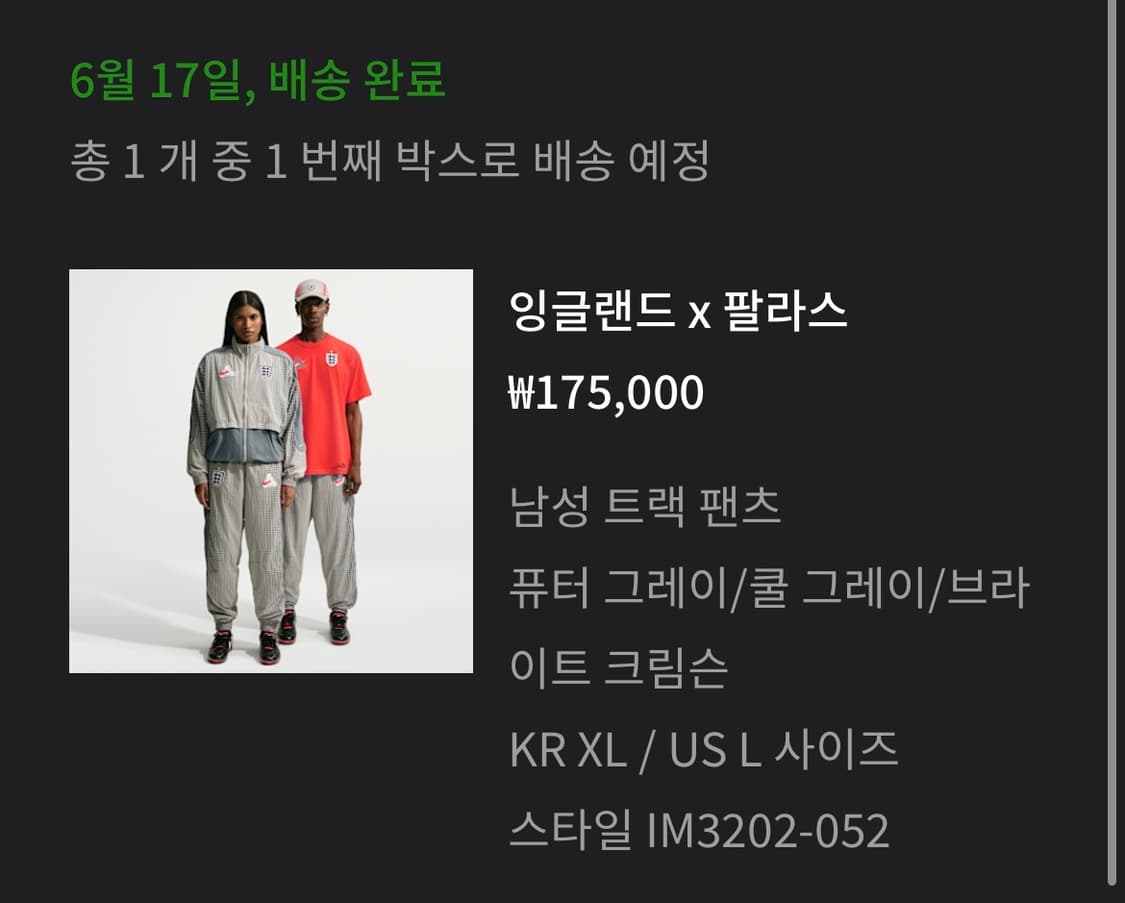 나이키 잉글랜드x팔라스  트랙팬츠  상품이미지2