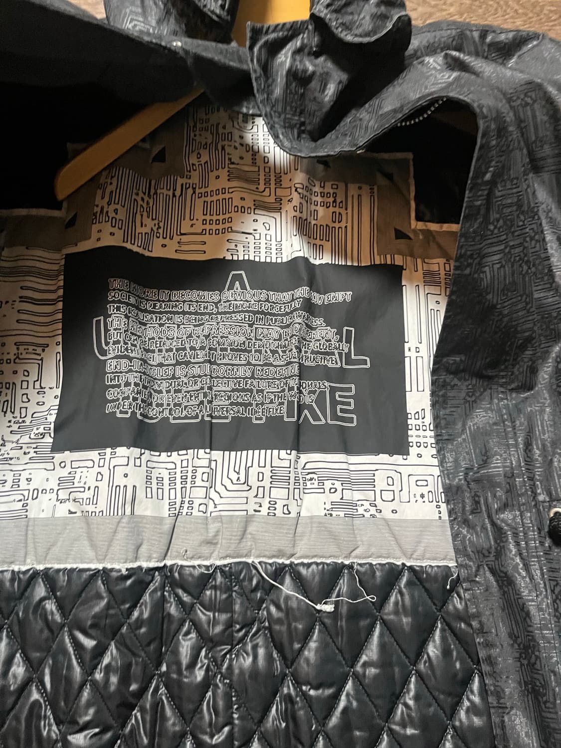 cavempt 패디드 헤비 후드 코트 xl 상품이미지3