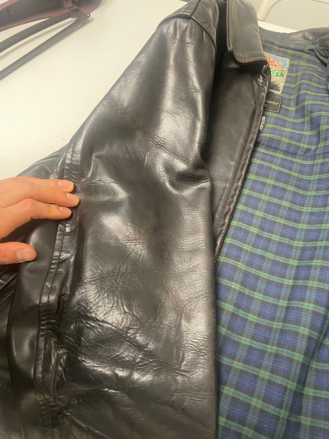 에어로레더 하이웨이맨 크롬악셀 말가죽 블랙 40(103-105) 상품이미지7