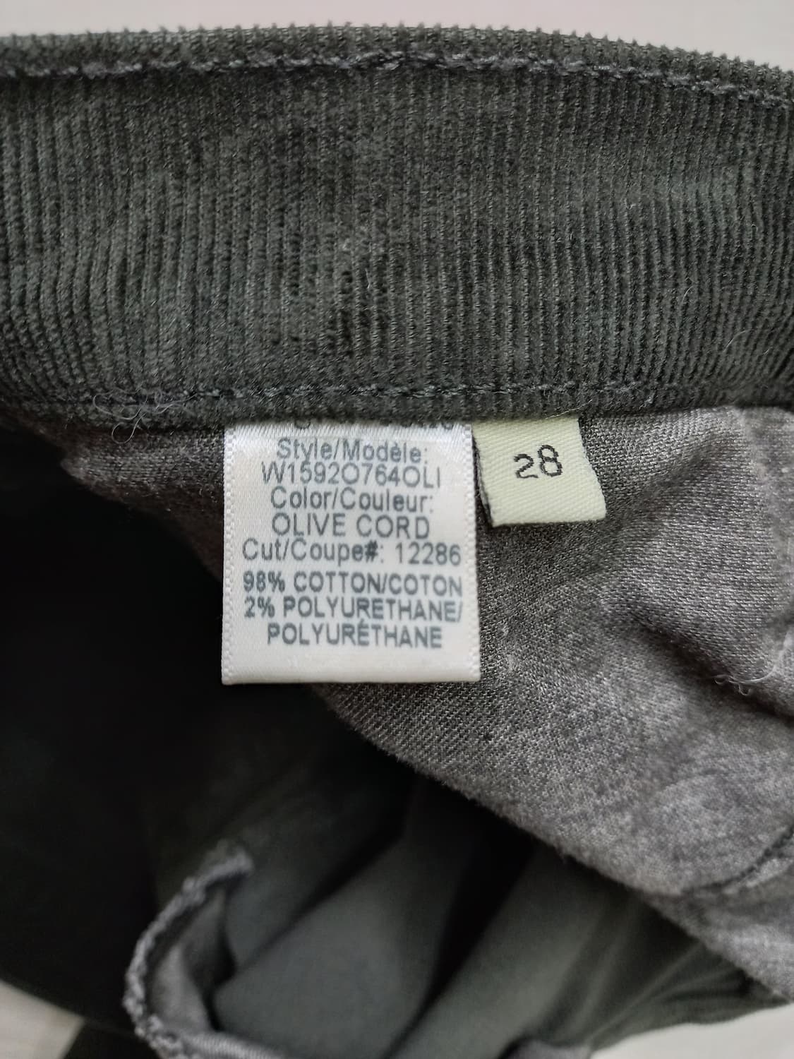 31 rag&bone USA 골반 스판 코듀로이 슬림일자  31-470 상품이미지7