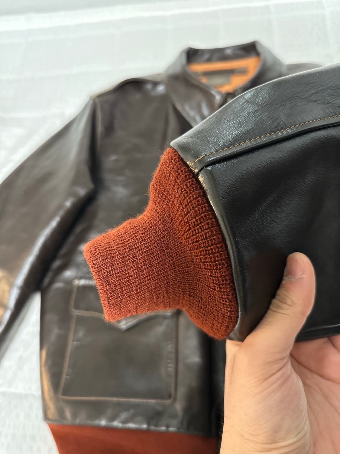 [44] 버즈릭슨 A-2 플라이트 자켓 레드립 상품이미지9