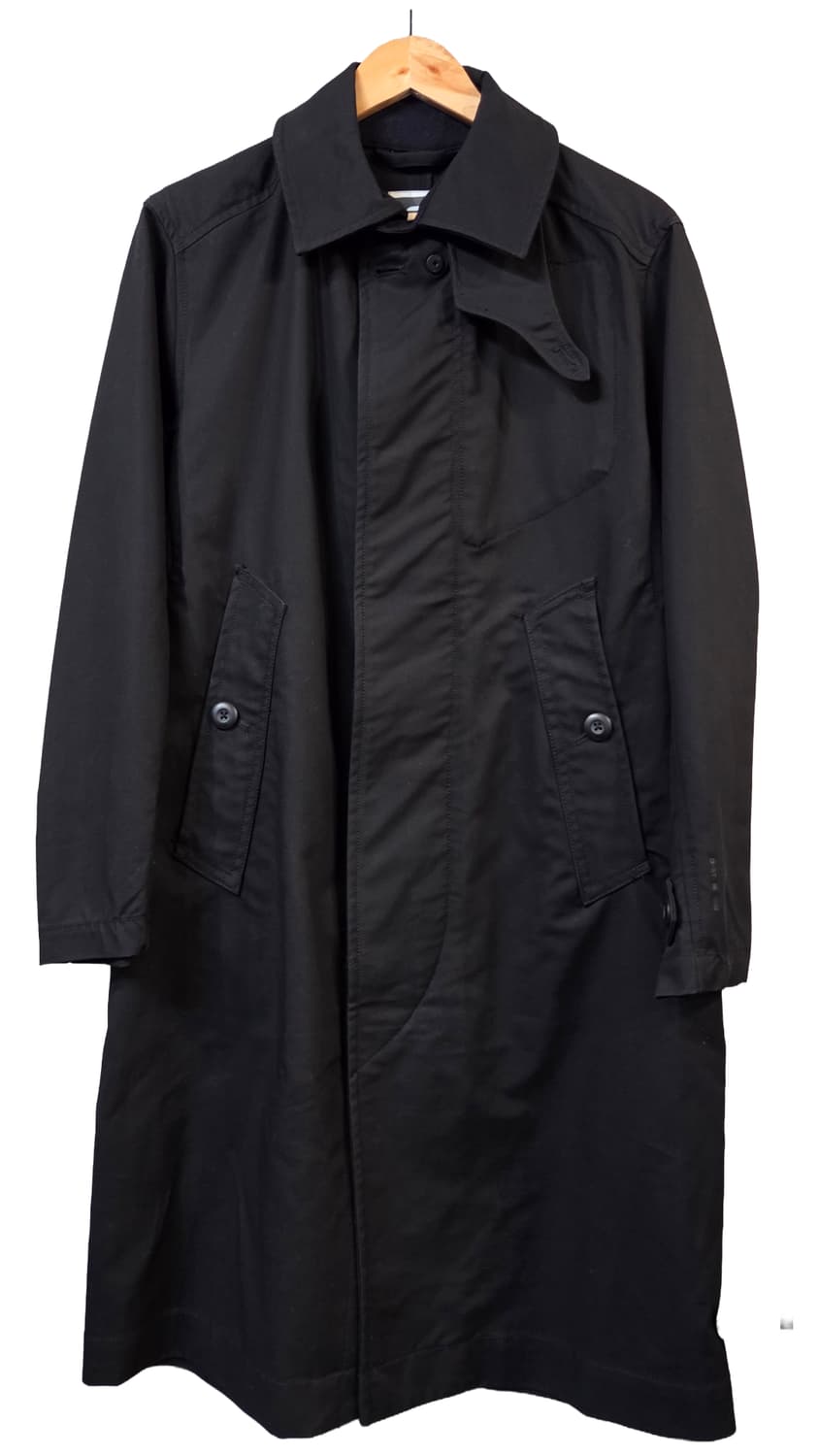 G-STAR 블랙 롱 트렌치 코트(S) 상품이미지1