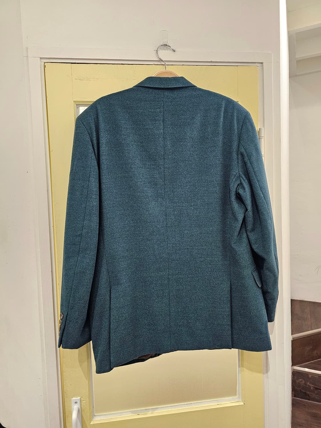 90's Daniel Cremieux 청록 캐시울 자켓 상품이미지8