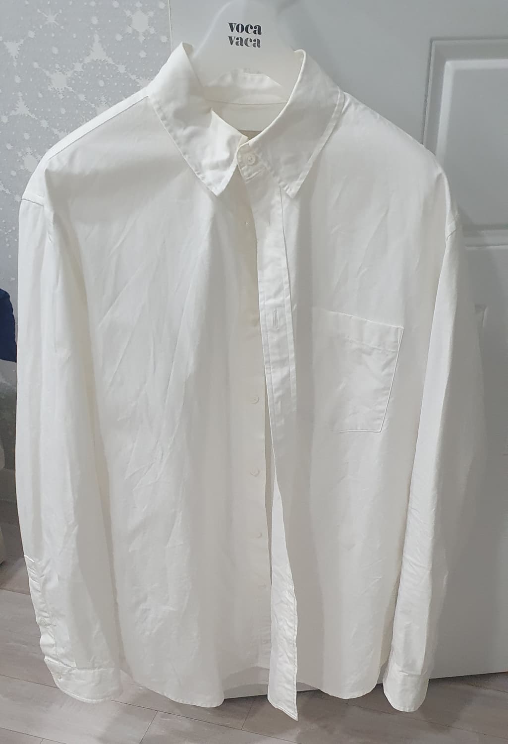 포터리 옥스포드 버튼다운 셔츠 화이트 2 상품이미지3