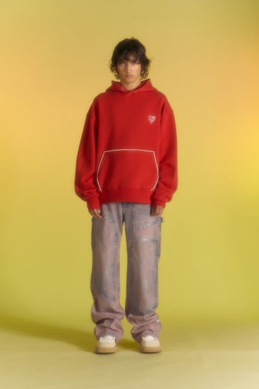 앤더슨벨 UNISEX ADSB HEART HOODIE  상품이미지1