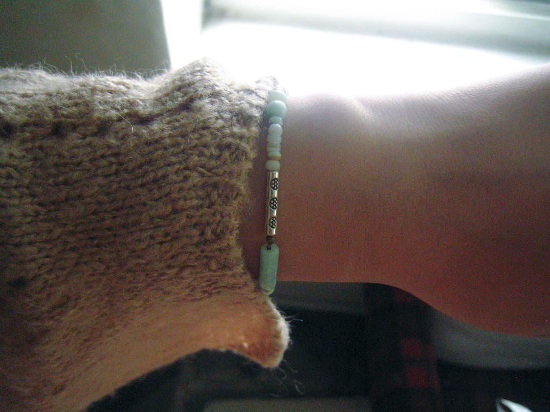 mint silver cross bracelet 민트 실버크로스 팔찌 상품이미지3