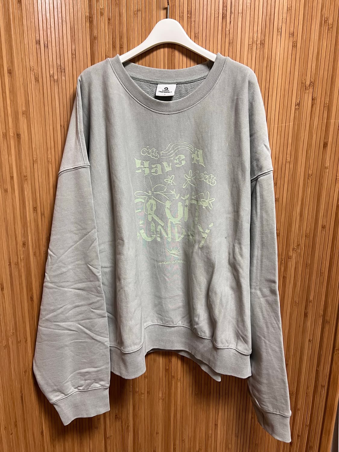 선데이 후르츠마켓 맨투맨 L 상품이미지1